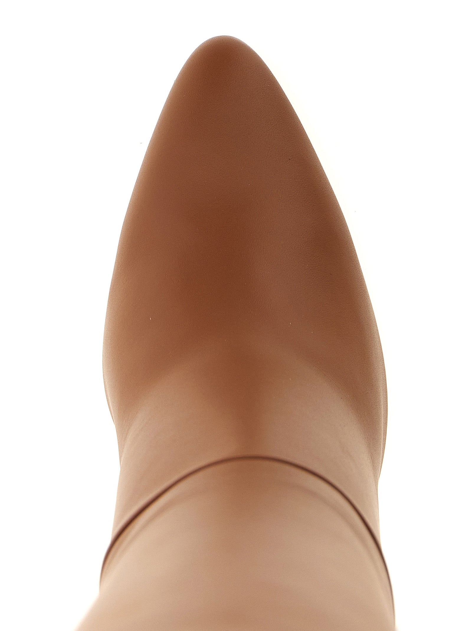 Valentino Garavani Braun Kalbsleder Overknee-Stiefel
