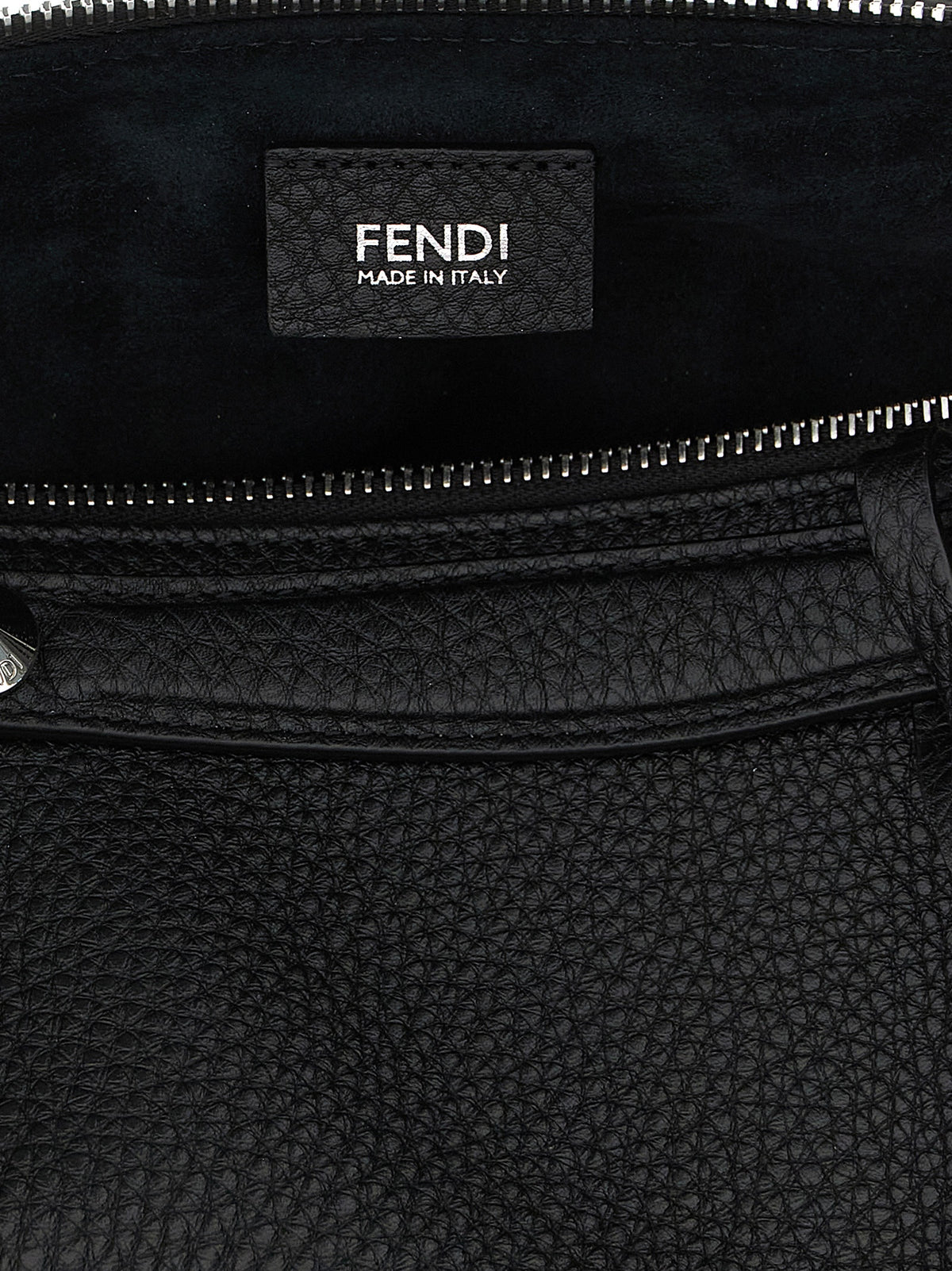 Fendi Schwarze Kalbsleder-Handtasche