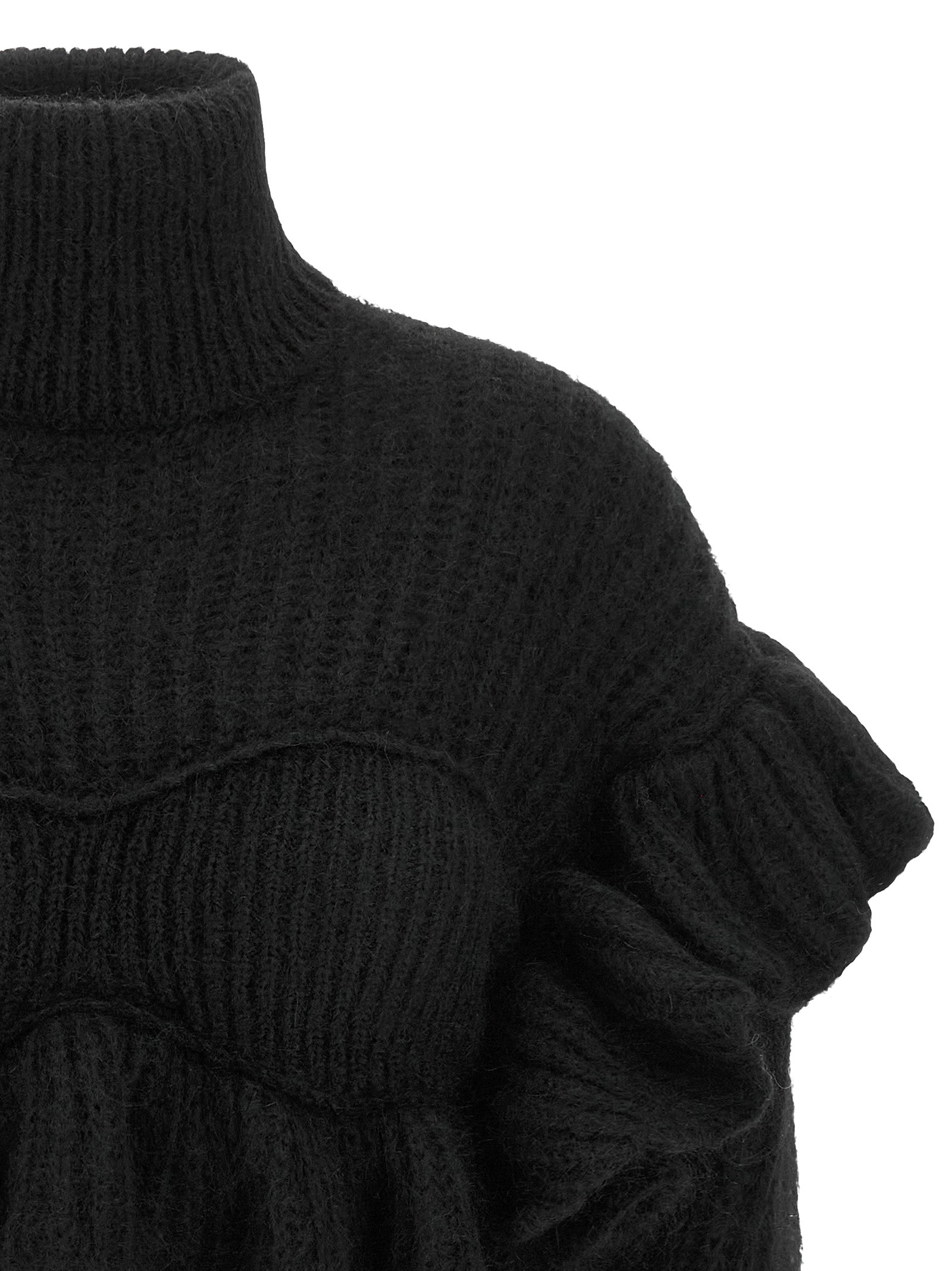 Elisabetta Franchi Schwarzer Mohair-Cardigan