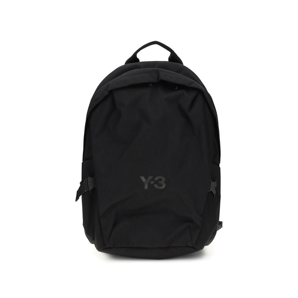 Y-3 Schwarzer Polyamid-Rucksack