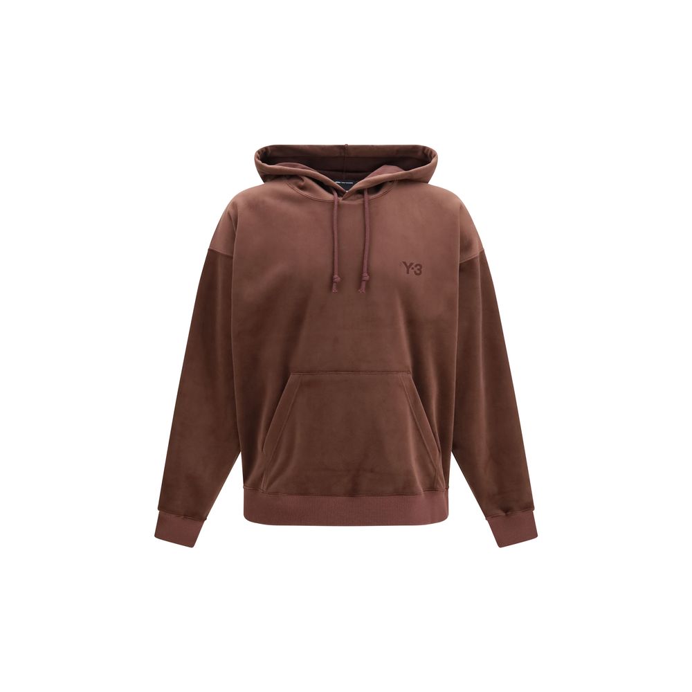 Y-3 Sweatshirt in Bordeaux aus recyceltem Polyester