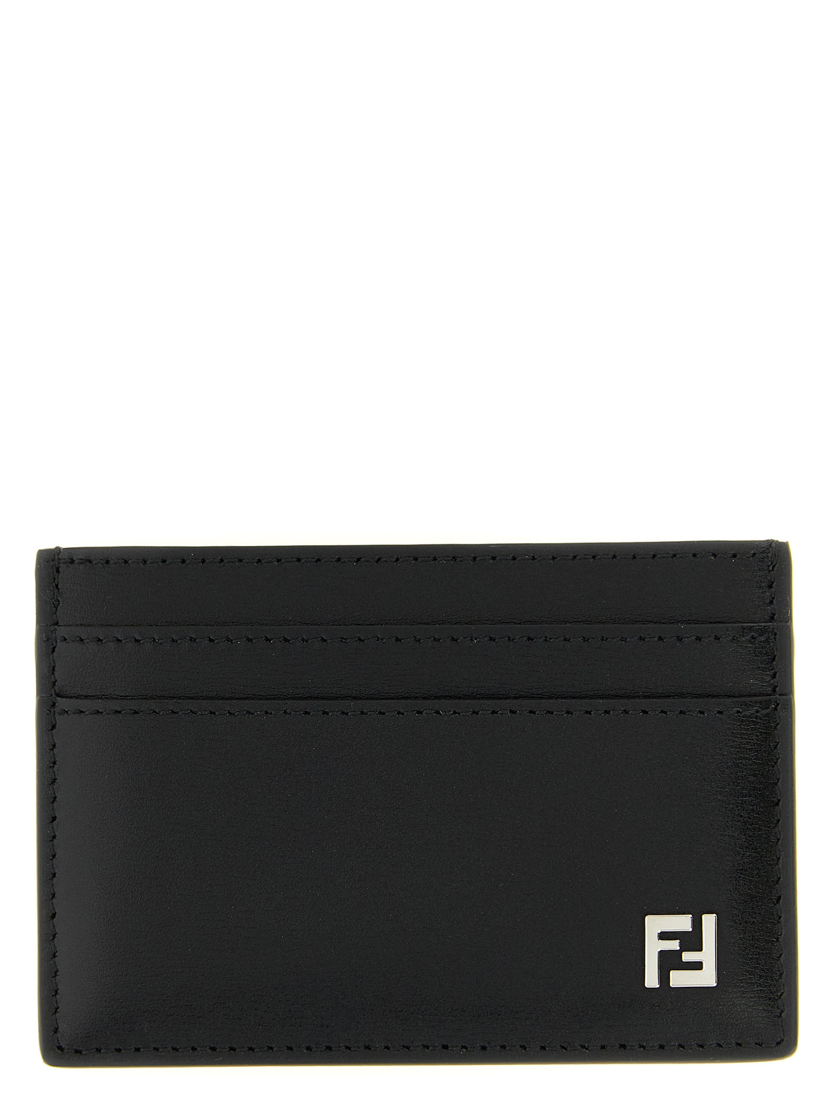 Fendi Schwarzer Kalbsleder-Kartenetui