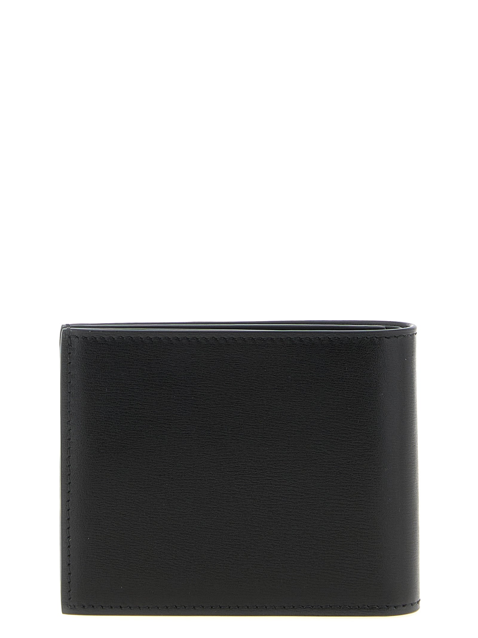 Fendi Schwarzes Kalbsleder Portemonnaie