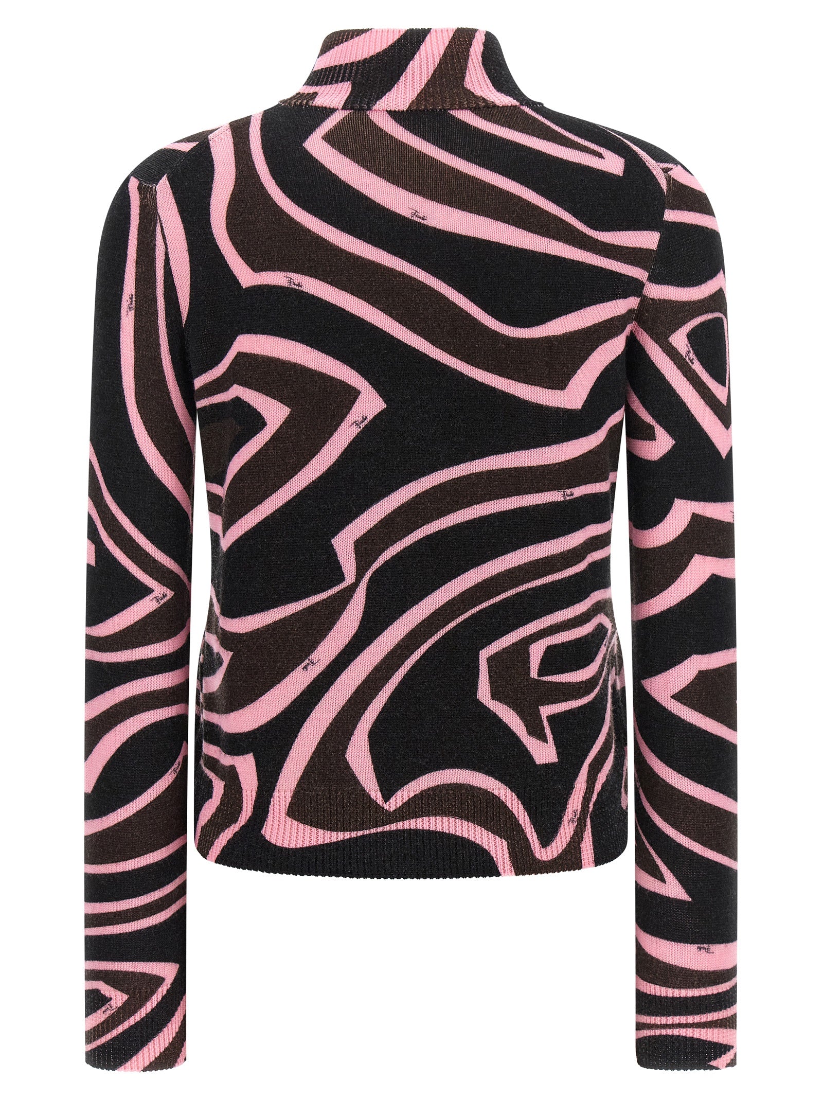 Emilio Pucci Mehrfarbige Wollstrickjacke