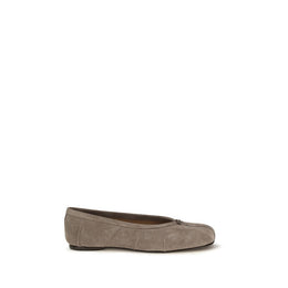 Maison Margiela Graue Ballerinas aus Kalbsleder Bos Taurus