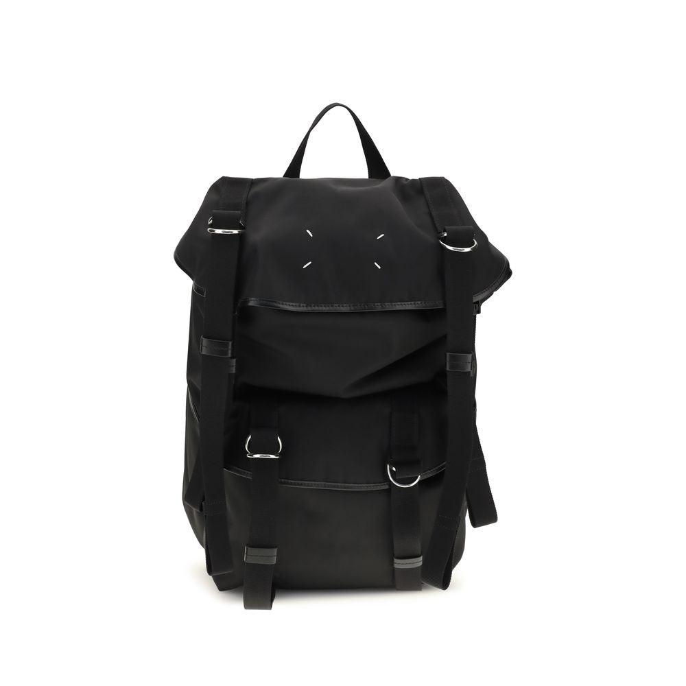 Maison Margiela Schwarzer Nylon-Rucksack