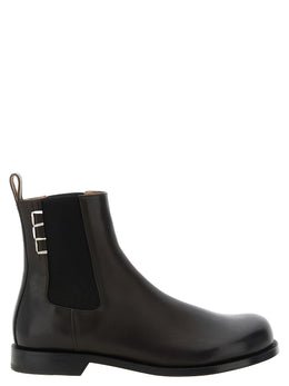 J.W.Anderson Chelsea Boots aus braunem Kalbsleder