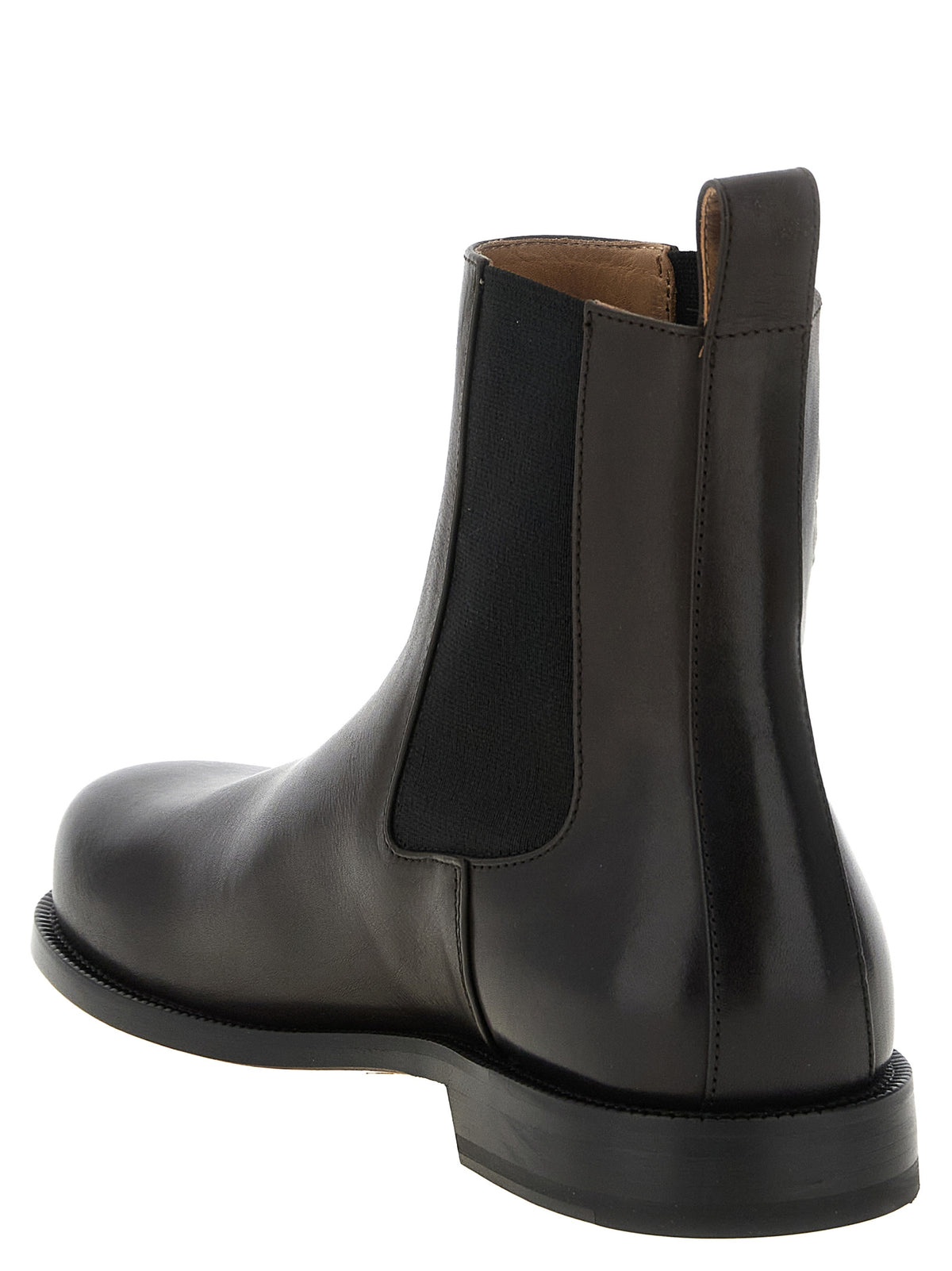 J.W.Anderson Chelsea Boots aus braunem Kalbsleder
