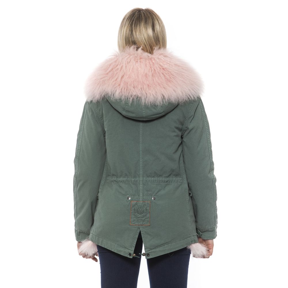 Mr&Mrs Italy Grüne Baumwolljacke für Damen