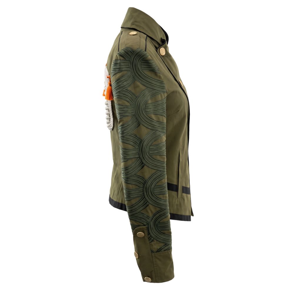 Mr&Mrs Italy Grüne Baumwolljacke für Damen