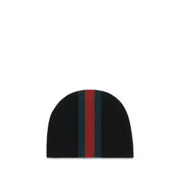 Gucci Mütze Aries aus schwarzer Wolle