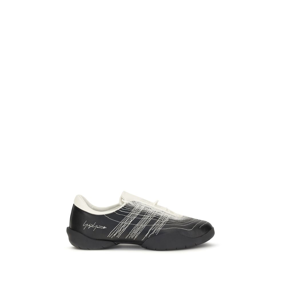 Y-3 Schwarze Sneaker aus Gummi