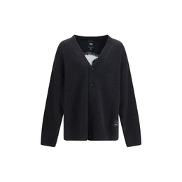 Y-3 Schwarzer Cardigan aus Polyamid