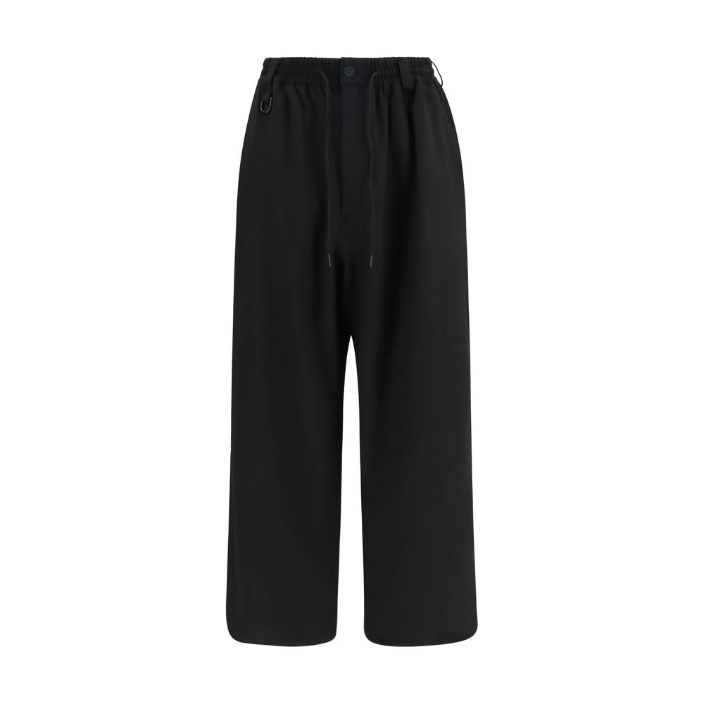 Y-3 Schwarze Wollhose Oves Aries Casual Pants