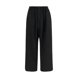 Y-3 Schwarze Wollhose Oves Aries Casual Pants