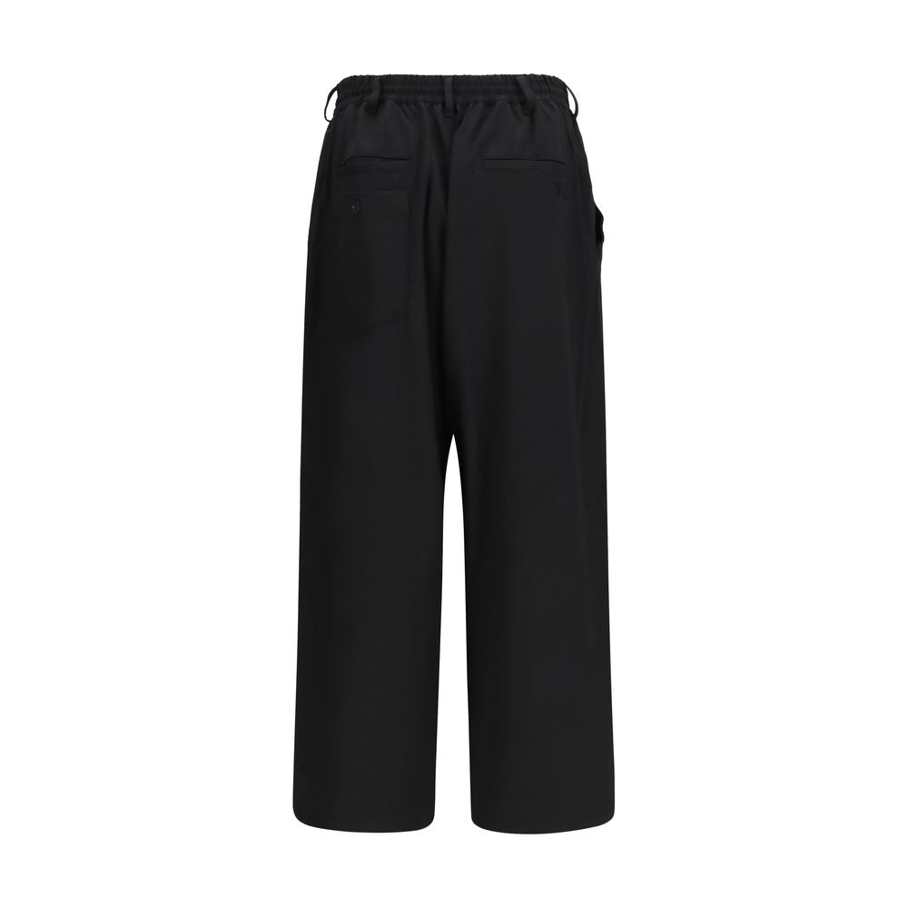 Y-3 Schwarze Wollhose Oves Aries Casual Pants