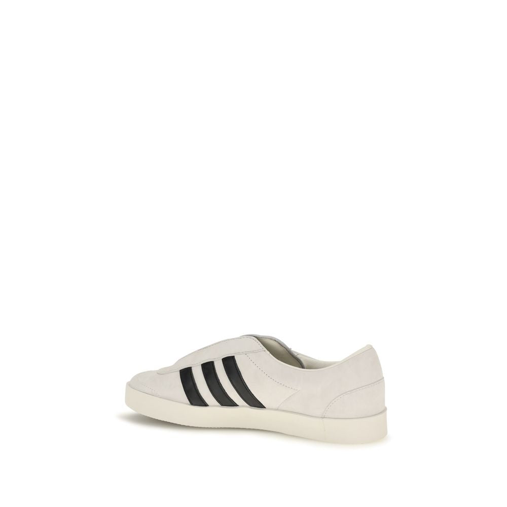 Y-3 Weiße Bos Taurus Kalbsleder Athletic Sneaker