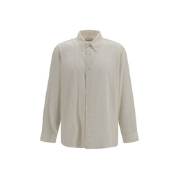 Our Legacy Hemd mit beige Muster aus Lyocell