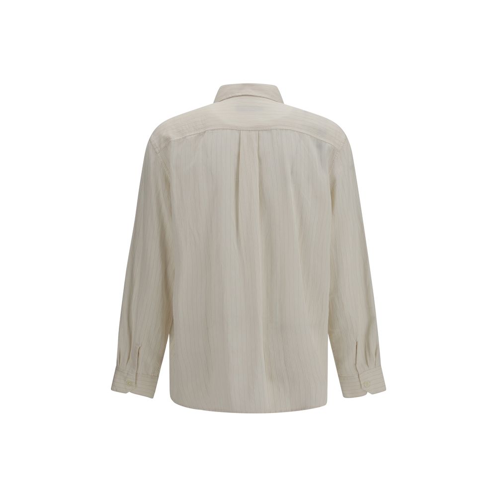 Our Legacy Hemd mit beige Muster aus Lyocell