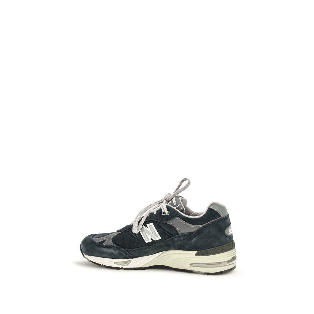 New Balance Blaue Sneaker aus Wildleder