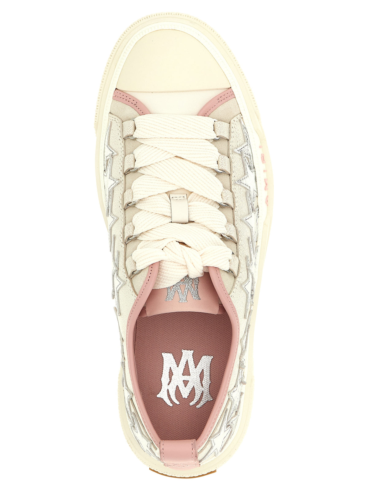 Amiri Mehrfarbige Low-Top-Sneaker aus Rindsleder
