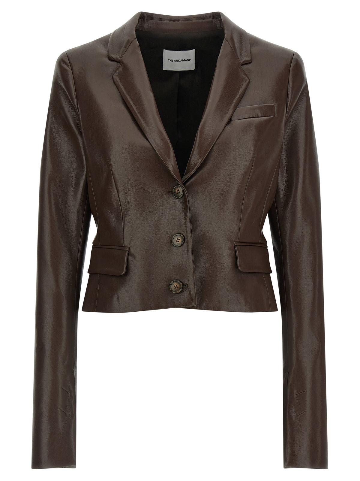 The Andamane Brauner Polyester-Blazer