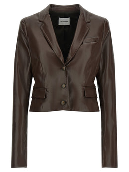 The Andamane Brauner Polyester-Blazer