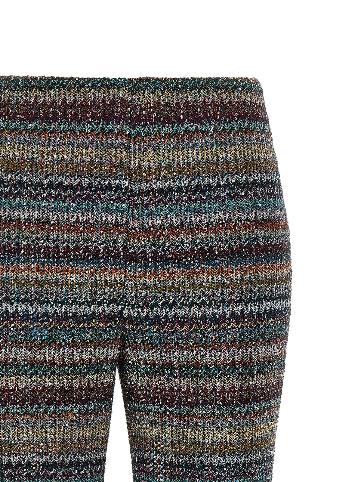 Missoni Mehrfarbige Hose aus Viskose mit ausgestelltem Bein