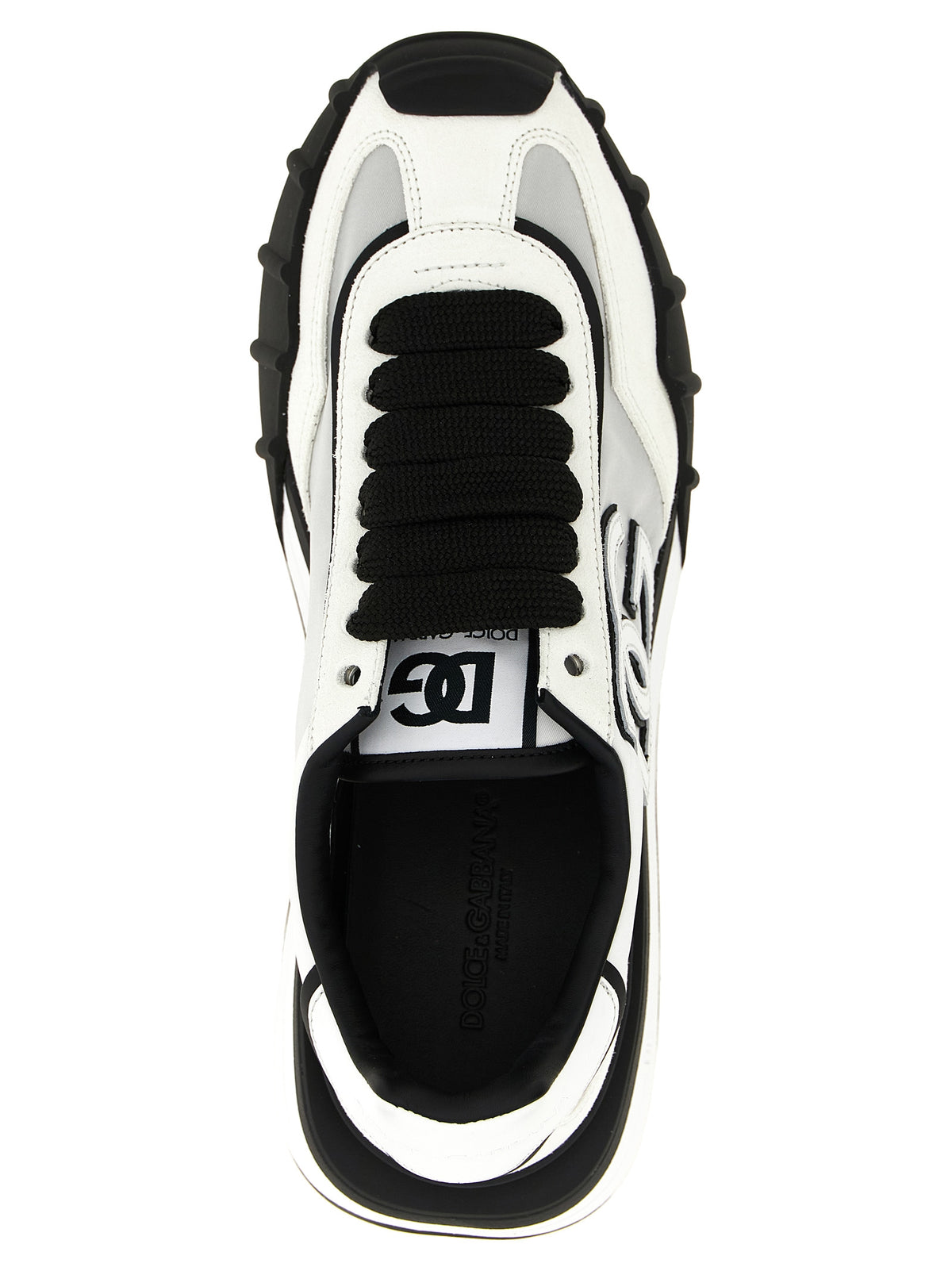 Dolce & Gabbana Zweifarbige Polyamid-Sneaker im Athletic-Stil