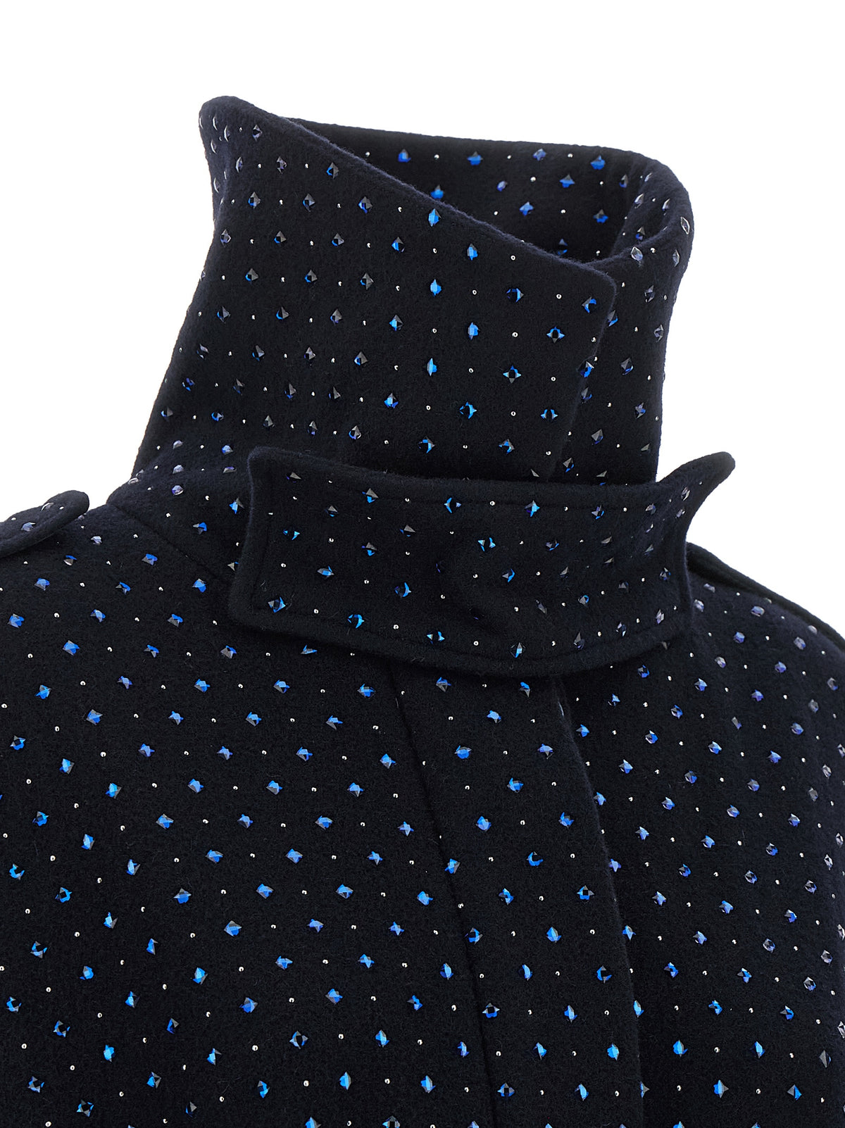 PINKO Blauer Wollmantel