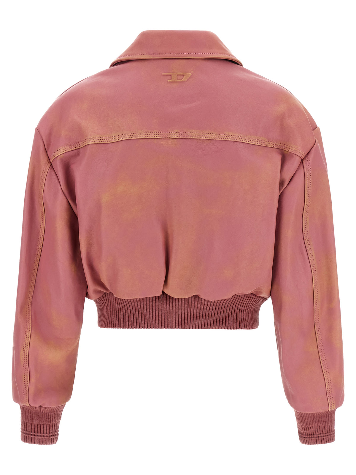 Diesel Mehrfarbige Lammlederjacke