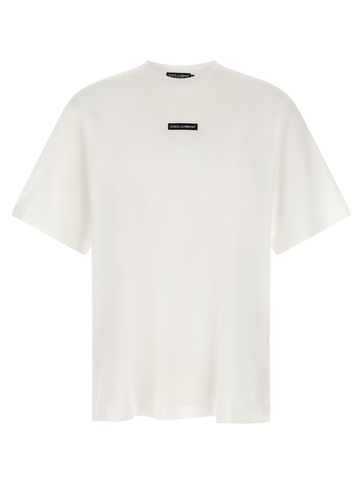 Dolce & Gabbana Weißes Baumwoll-T-Shirt