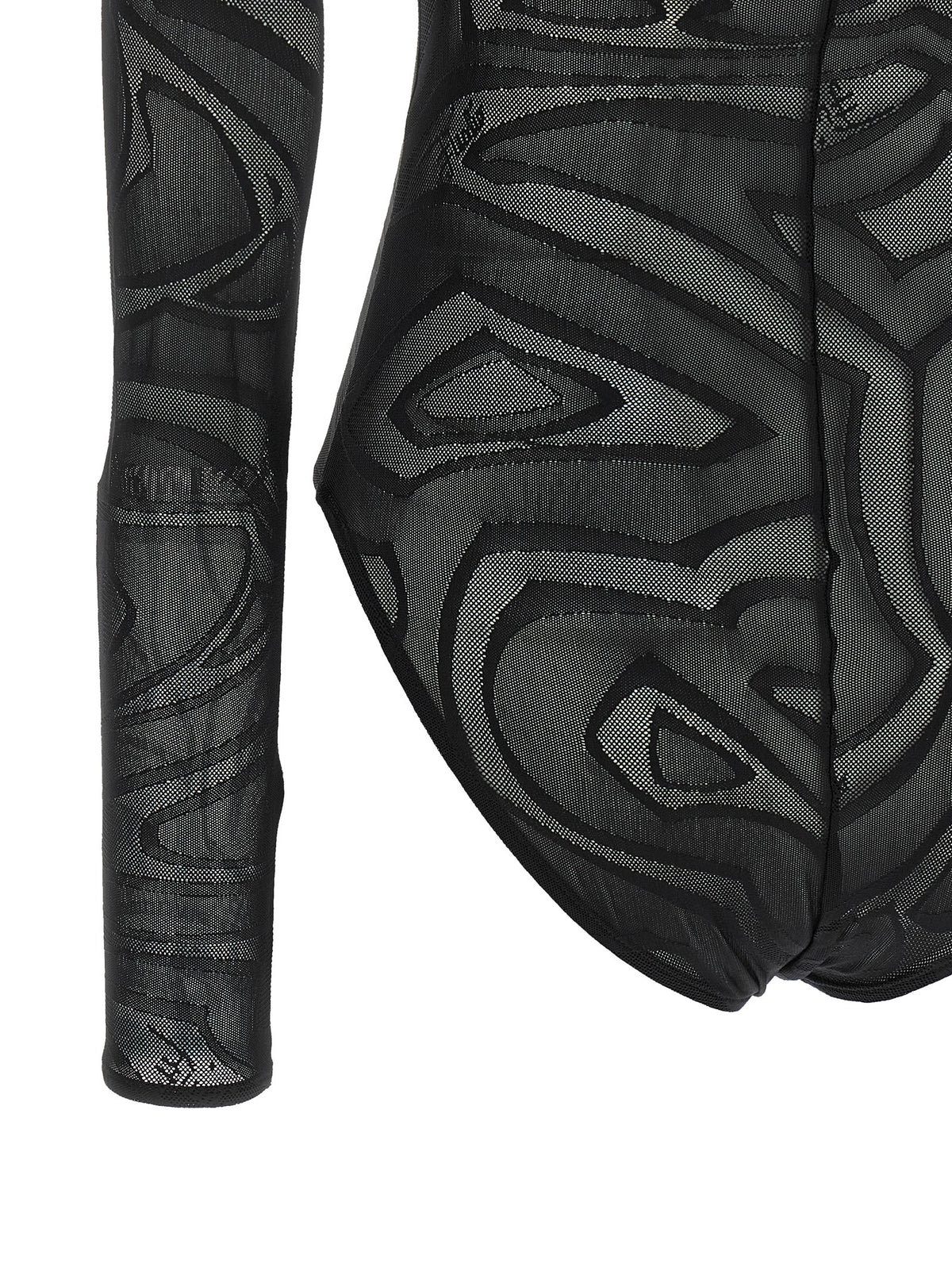 Emilio Pucci Schwarzer Polyamid-Body