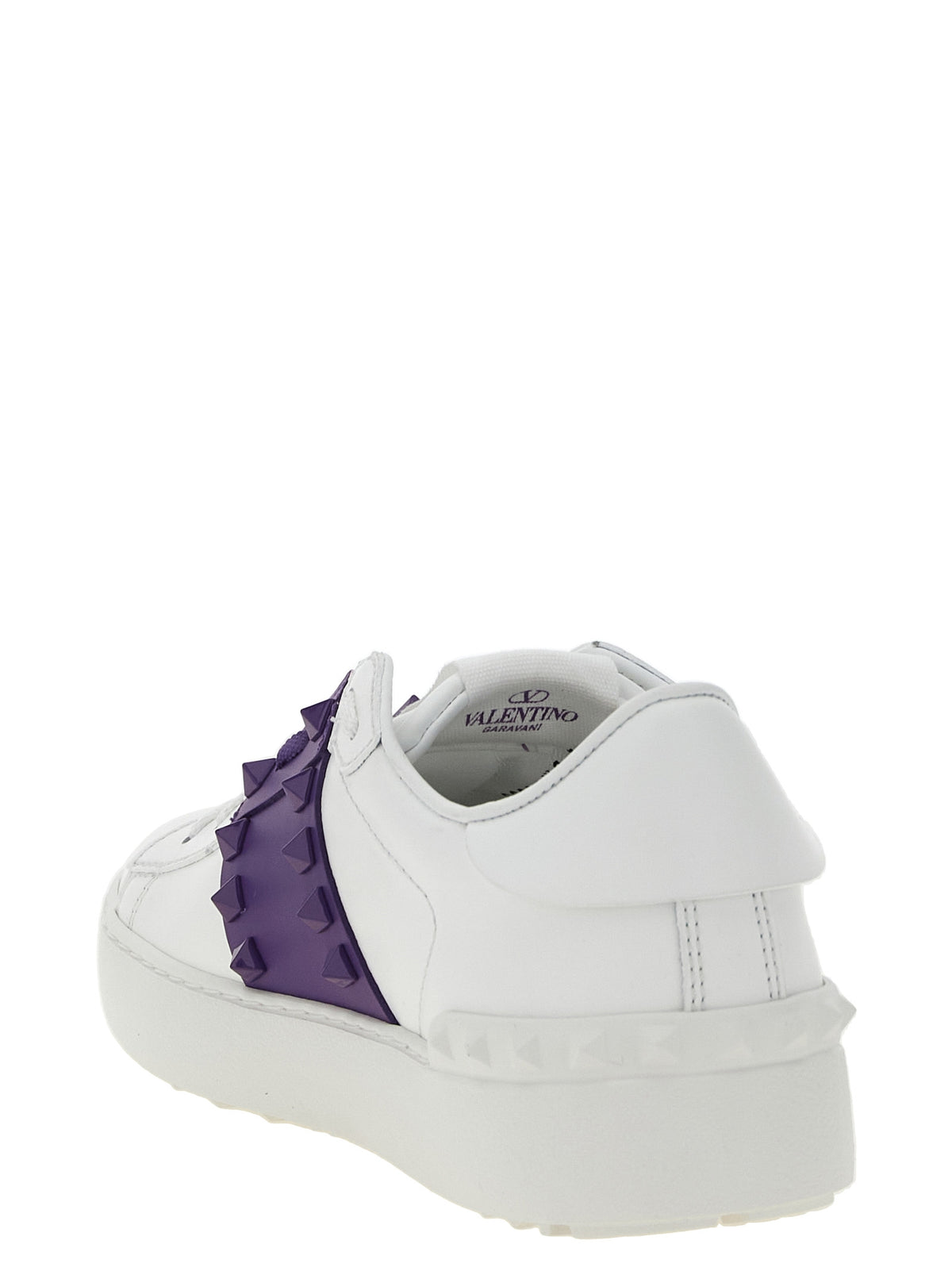 Valentino Garavani Lila Kalbsleder Low-Top-Sneaker
