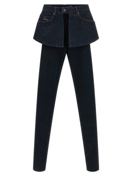 Diesel Blaue Baumwoll-Skinny-Jeans