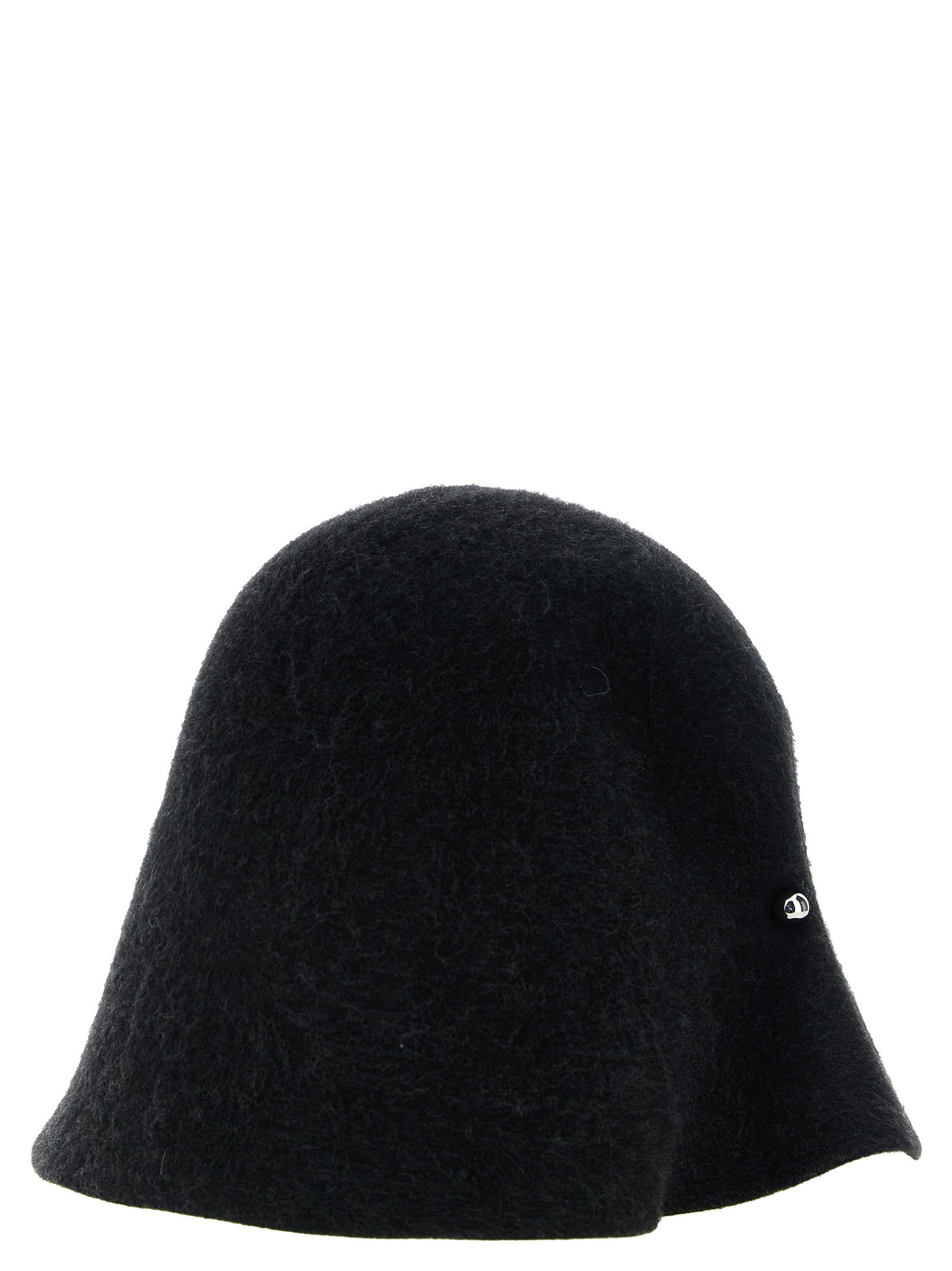 Jacquemus Schwarzer Merinowollhut