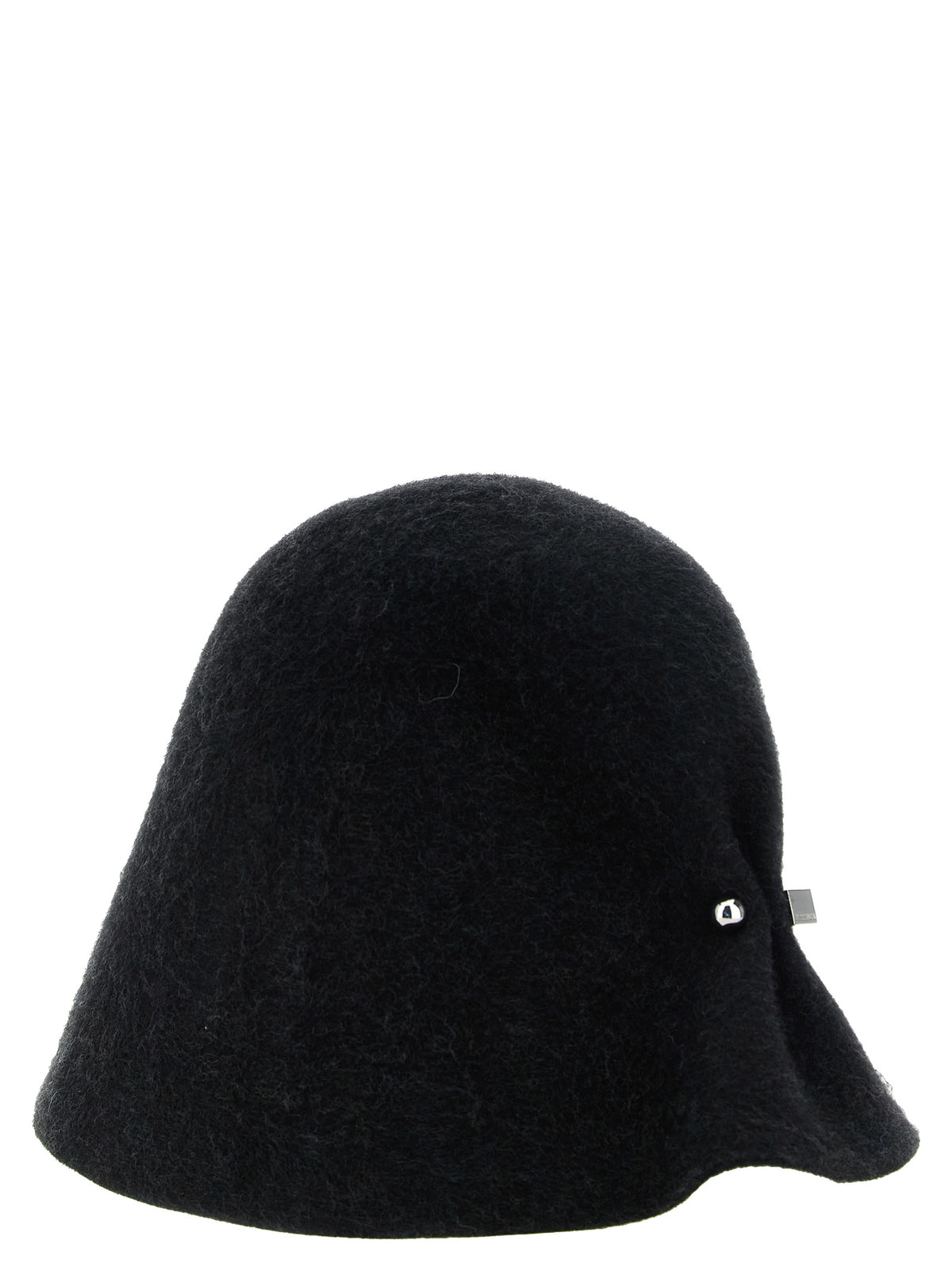 Jacquemus Schwarzer Merinowollhut