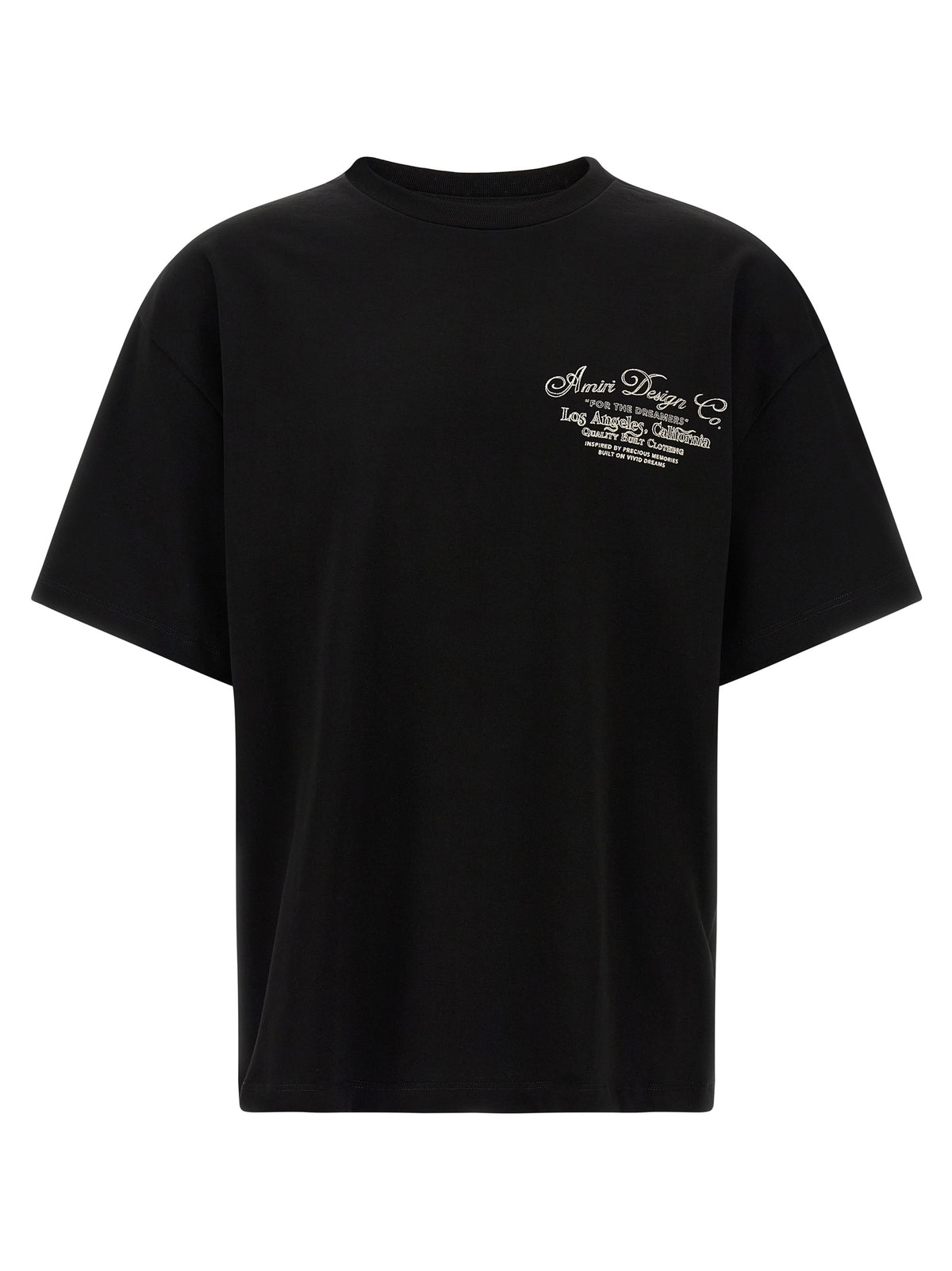 Amiri Schwarzes Baumwoll-T-Shirt