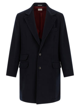 Brunello Cucinelli Blauer Sakko aus reiner Schurwolle