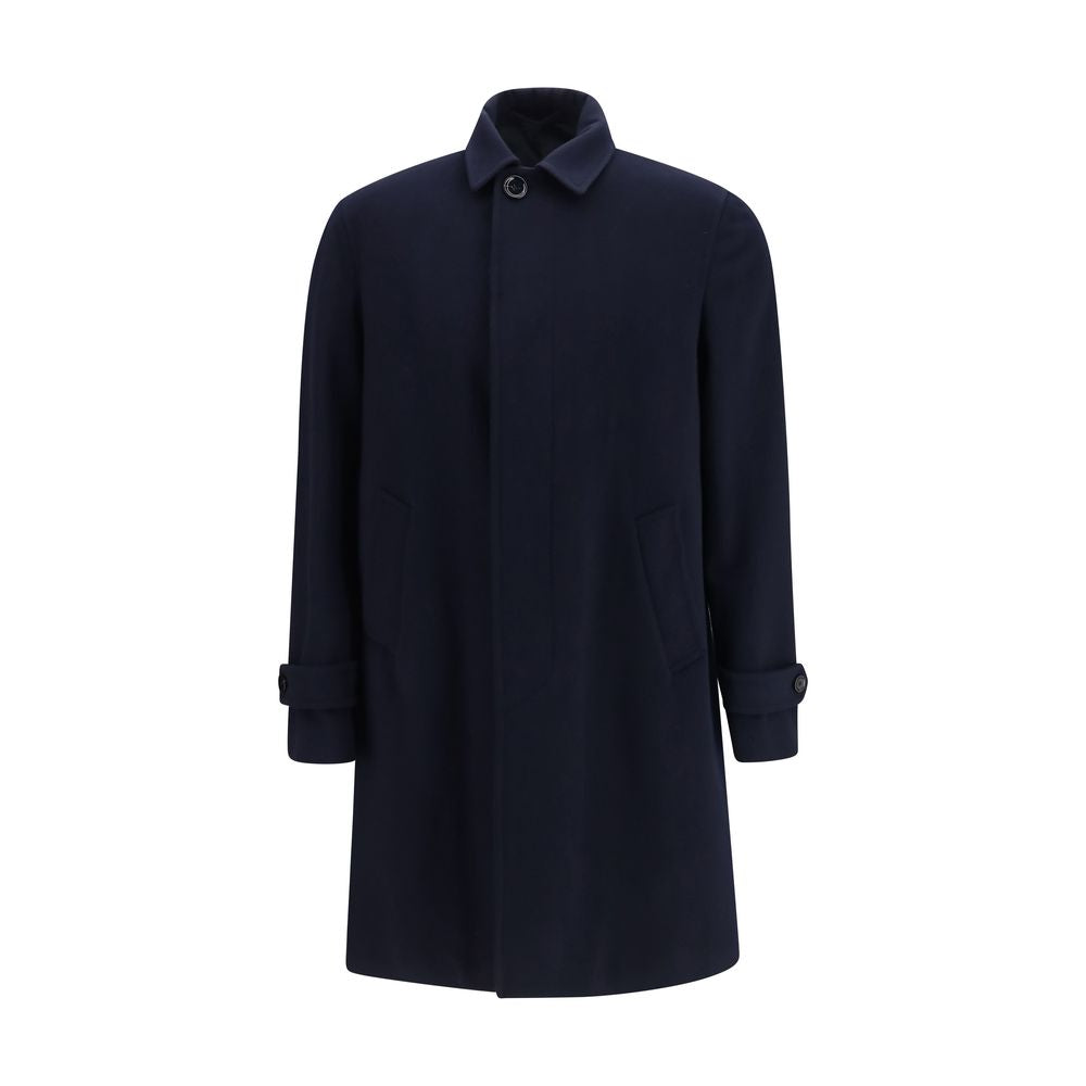 Lardini Blauer Kaschmir-Mantel