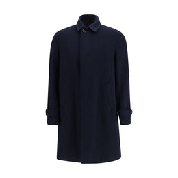 Lardini Blauer Kaschmir-Mantel