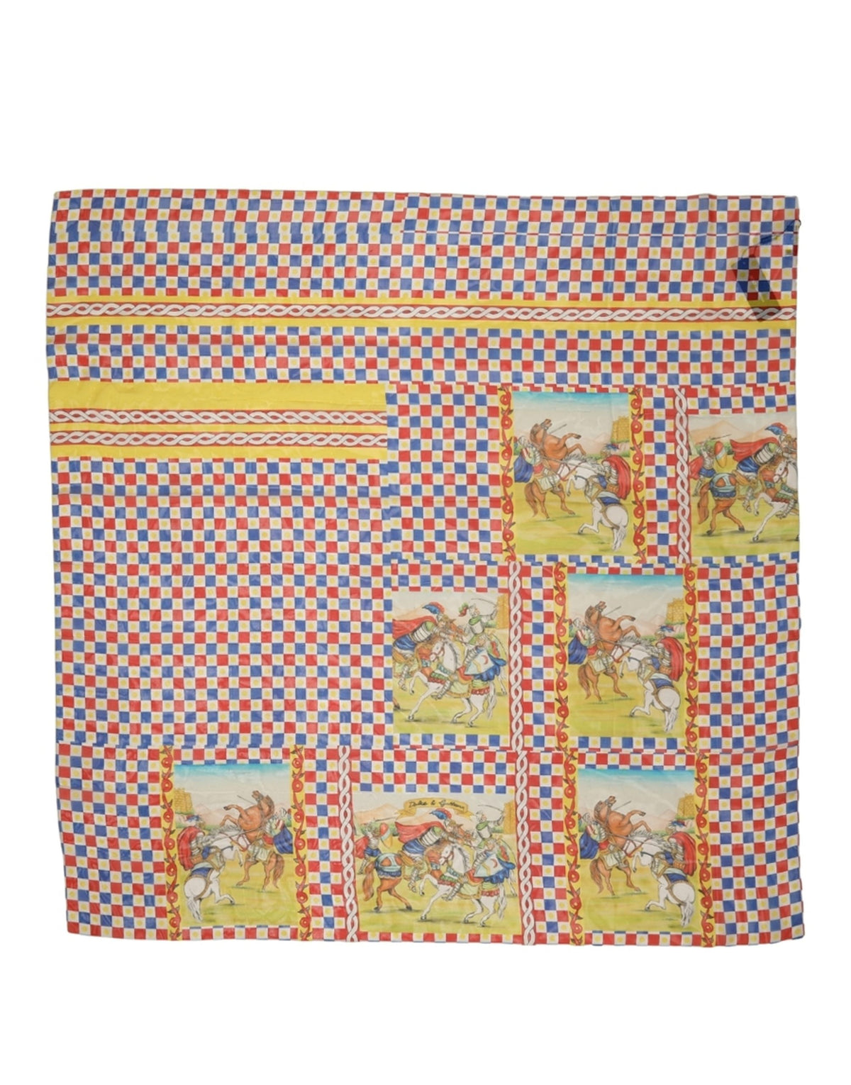Dolce & Gabbana Seidenschal Carretto in Multicolor