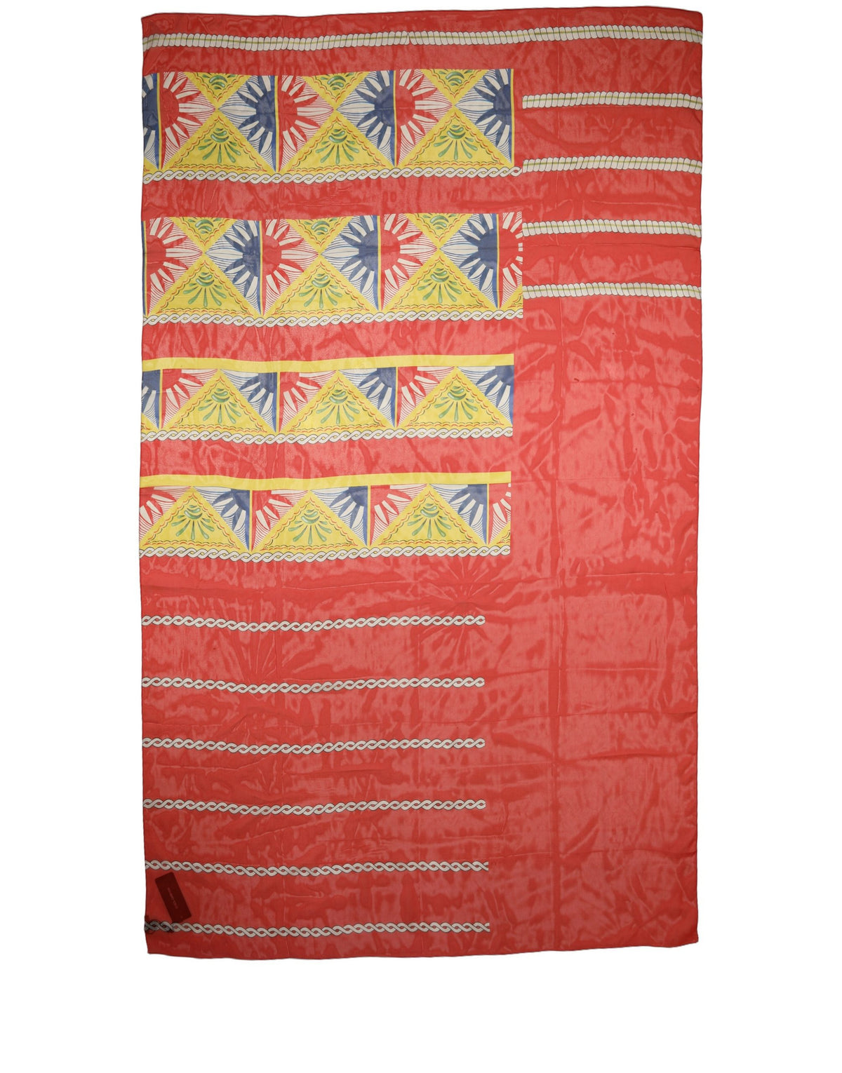 Dolce & Gabbana Multicolor Seidenschal mit Print