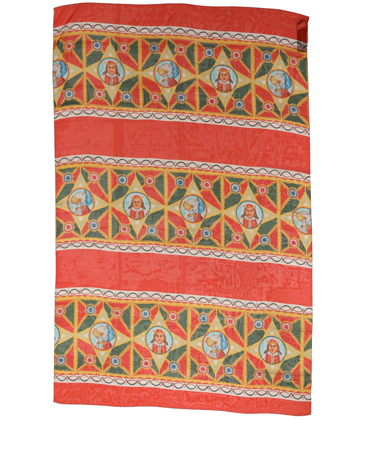 Dolce & Gabbana Multicolor Seidenschal mit Print