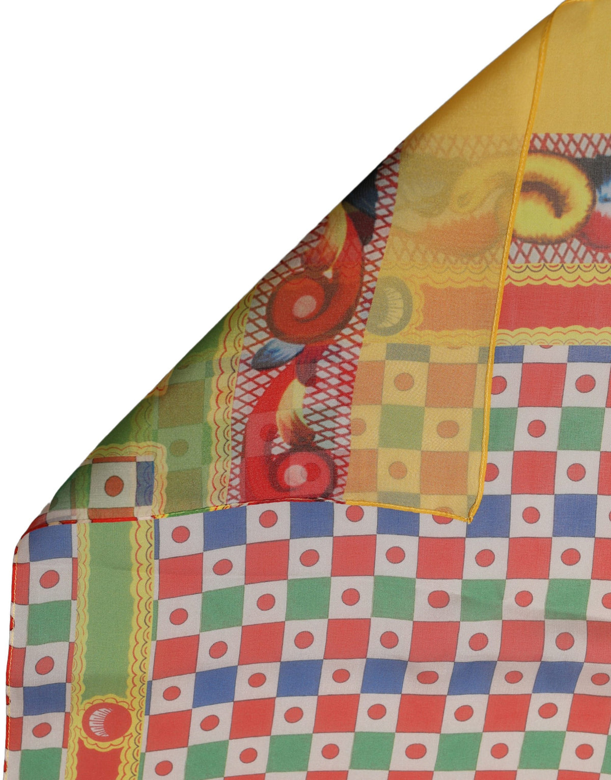 Dolce & Gabbana Seidenschal Carretto Print in Multicolor