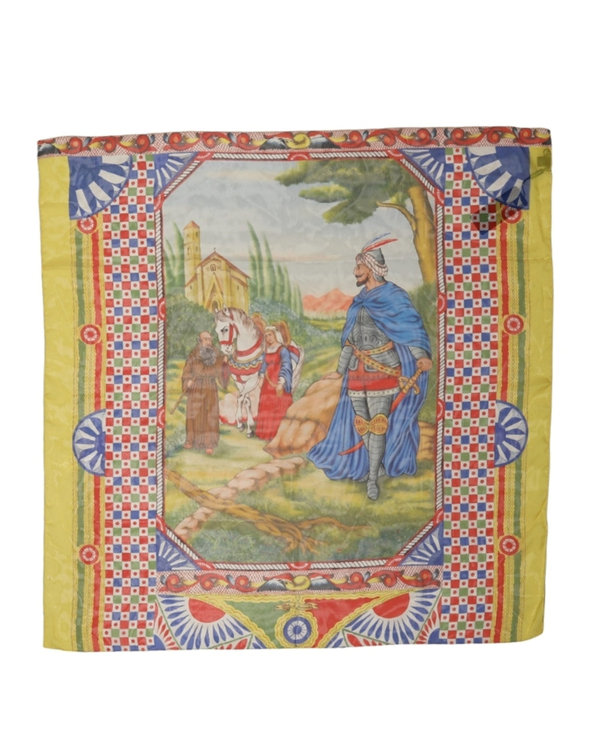 Dolce & Gabbana Seidenschal Carretto in Multicolor