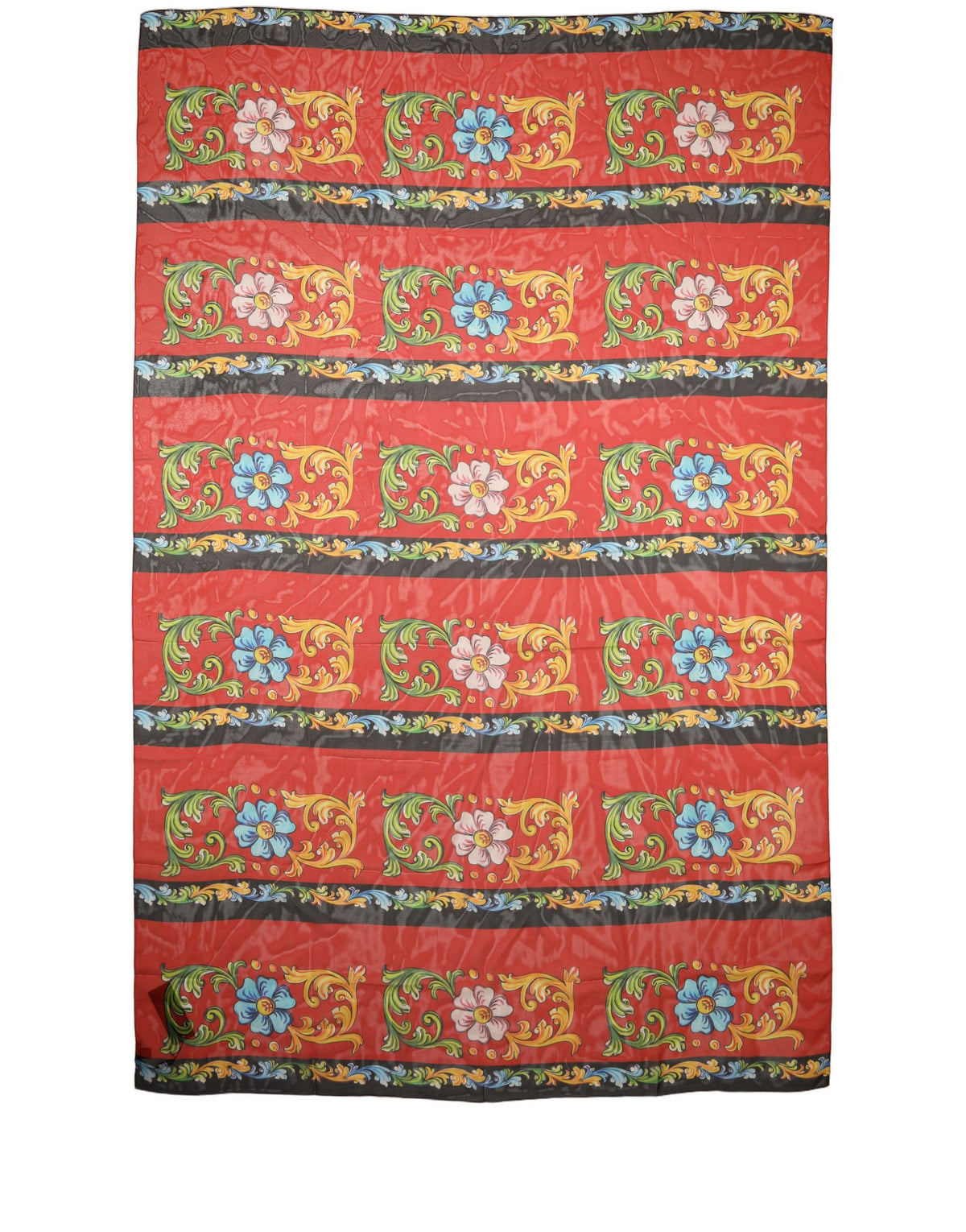 Dolce & Gabbana Seidenschal Stola in Multicolor mit Blumenmuster