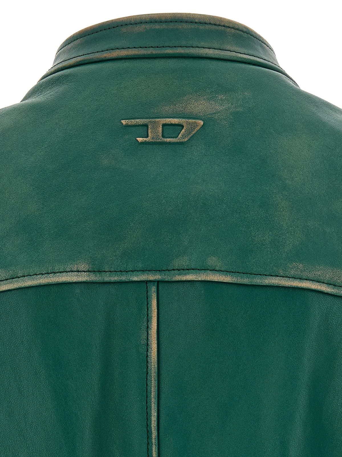 Diesel Zweifarbige Lammlederjacke
