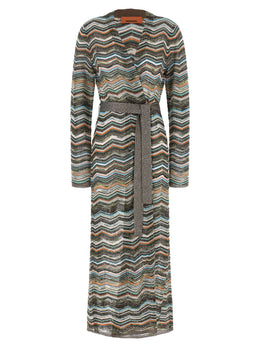 Missoni Mehrfarbige Strickjacke aus Viskose
