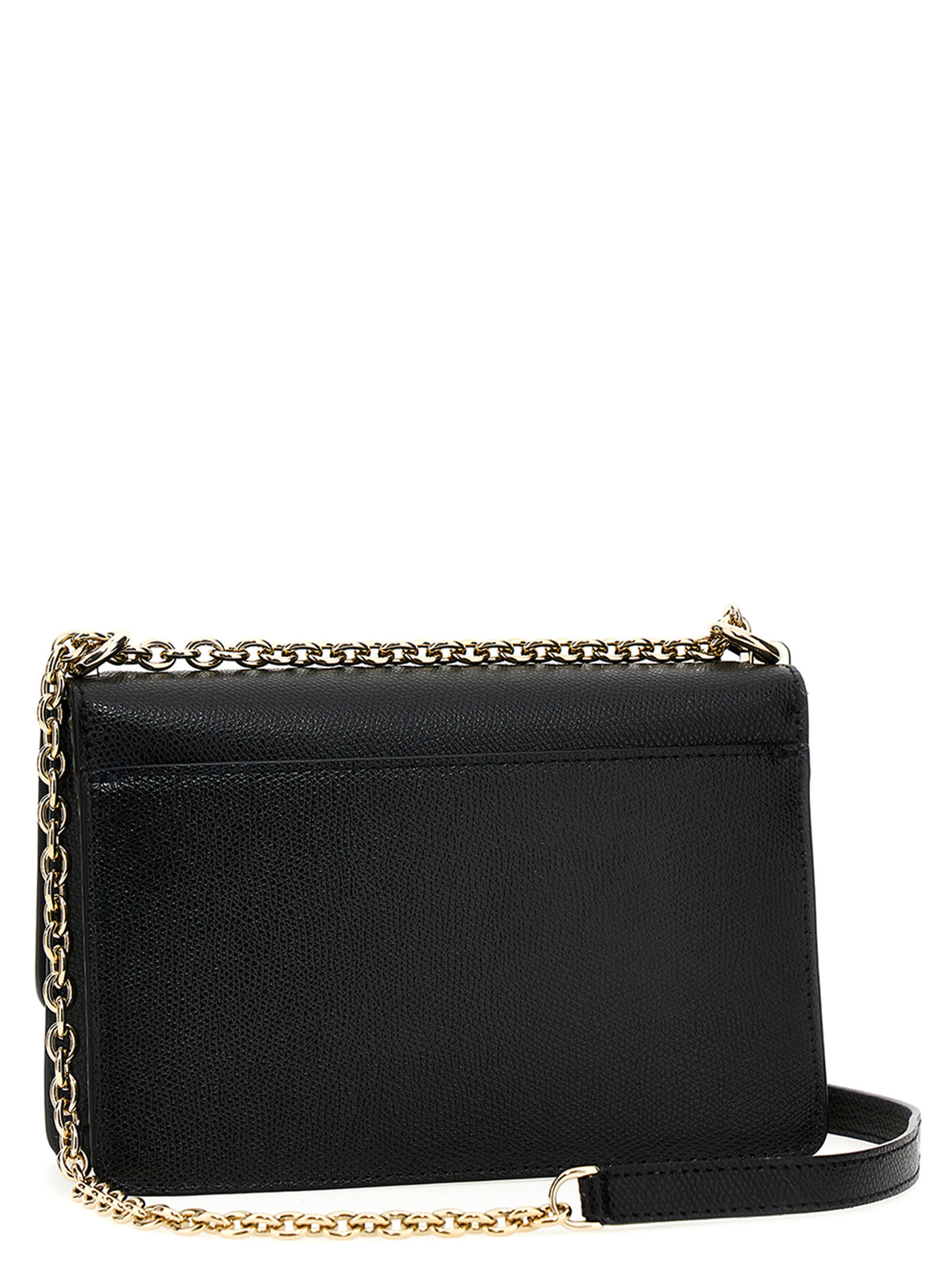 Furla Schwarze Leder Umhängetasche